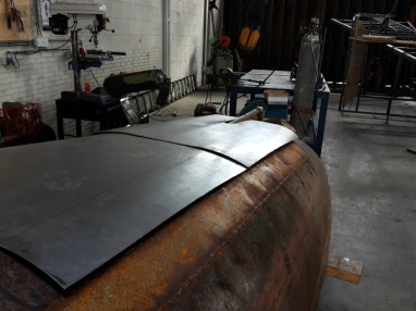 Dubbelen van een rondspant.