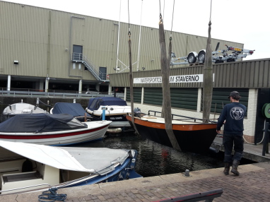 Te waterlating in Amsterdam.