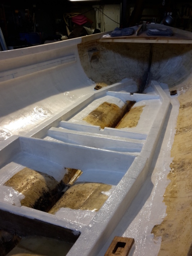 Alle onbehandelde polyester in de topcoat verf