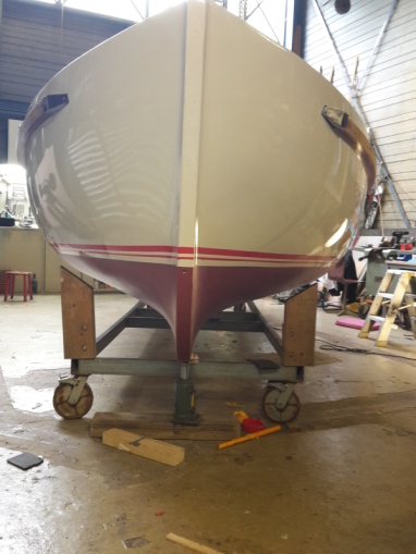 Het eindresultaat, super strakke sloep.