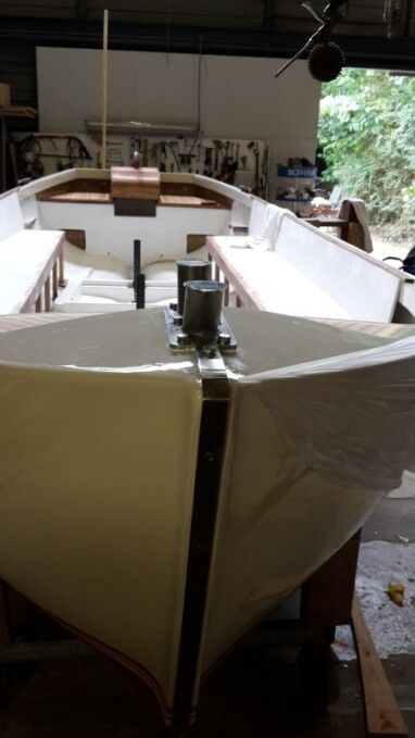 Bolder van RVS geplaatst.