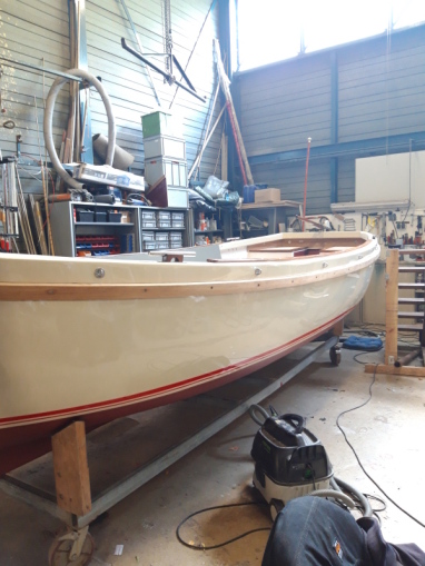 Bijna einde project biersloep.